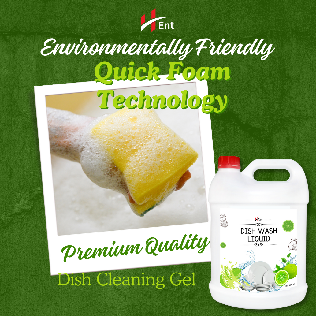Hent Quality Dish Cleaning Gel for Sparkling Results - Our Best Ever Clean and Shine Dishwasher Liquid